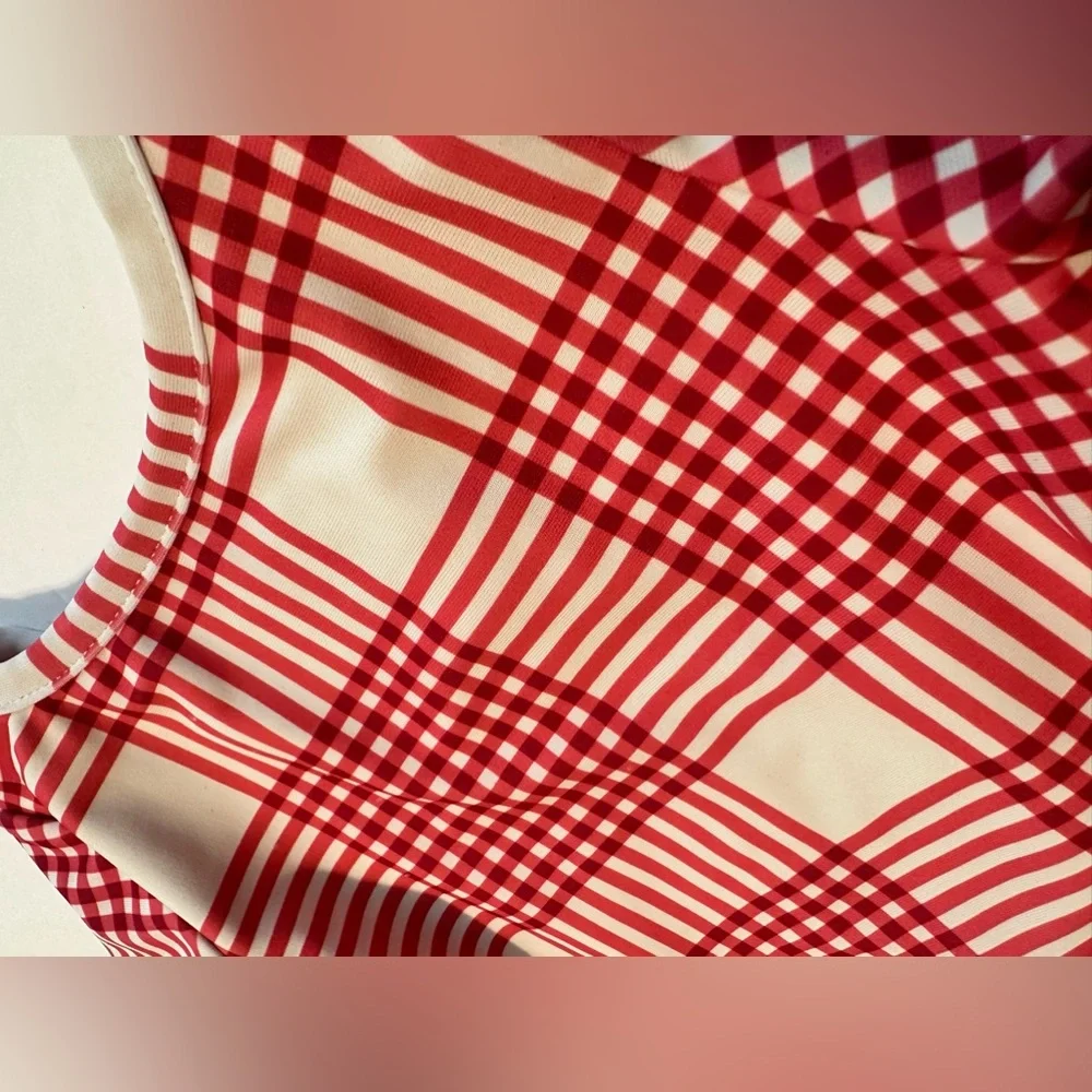 12M SweetHoney Picnic Plaid Swim Suit